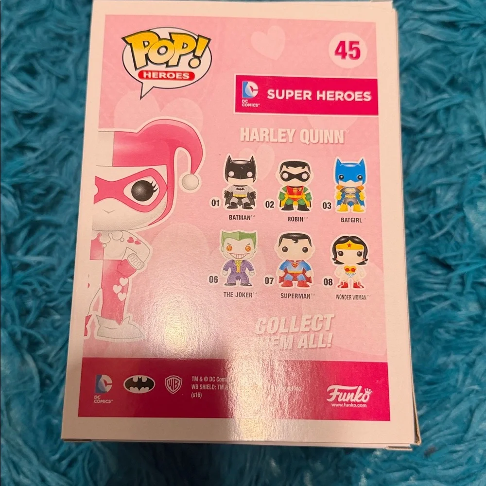Funko Pop! Heroes Vinyl Figure - Pink and Whit Harley Quinn 45